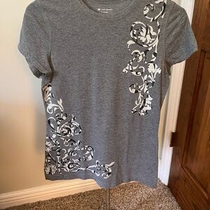 Tek Gear Charcoal Gray Activewear Top